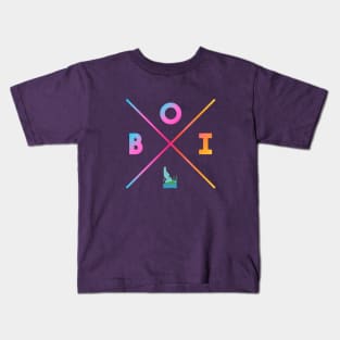 Boise Color Pop Design Kids T-Shirt